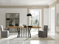 Tavolo rettangolare in legno Glamour Fgf mobili in Offerta Outlet