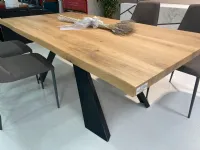 Tavolo rettangolare Metal legno kuba Alta corte scontato del 23%