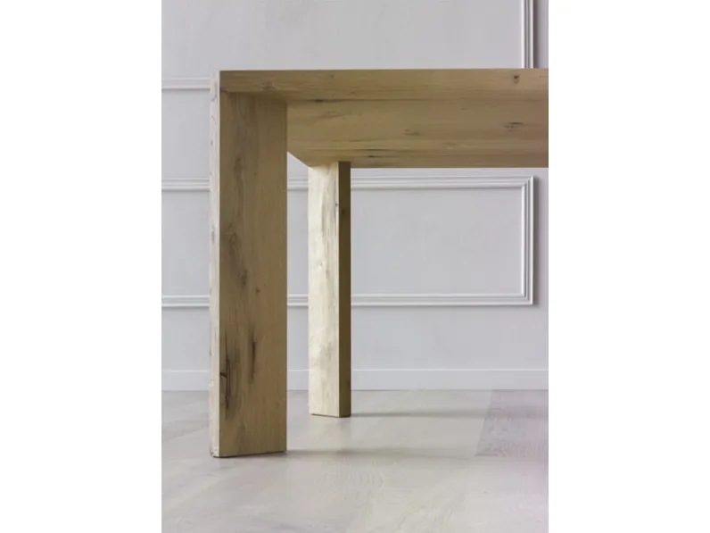 Tavolo rettangolare in legno Manero Miniforms in Offerta Outlet