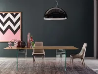 Tavolo rettangolare in legno Manhattan di Devina nais in Offerta Outlet 