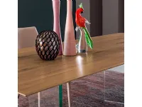 Tavolo rettangolare in legno Manhattan di Devina nais in Offerta Outlet 