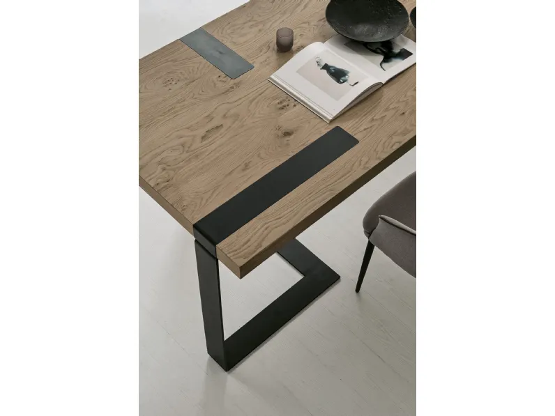 Tavolo rettangolare in legno Michelangelo Artigianale in Offerta Outlet