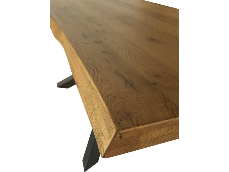 Tavolo Mobilike ml8461 Artigianale in legno Fisso scontato 35%