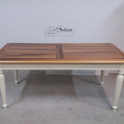 Tavolo rettangolare in legno Modello i solisti Artigianale in Offerta Outlet