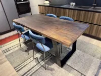 Tavolo rettangolare in legno Narciso di Fratelli mirandola in Offerta Outlet
