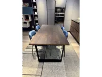 Tavolo rettangolare in legno Narciso di Fratelli mirandola in Offerta Outlet