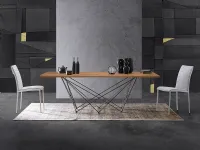 Tavolo rettangolare in legno Net Natisa in Offerta Outlet