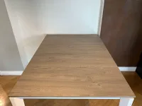 Tavolo rettangolare in legno Pentagon di Connubia in Offerta Outlet 