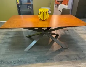 Tavolo rettangolare in legno Principe Artigianale in Offerta Outlet
