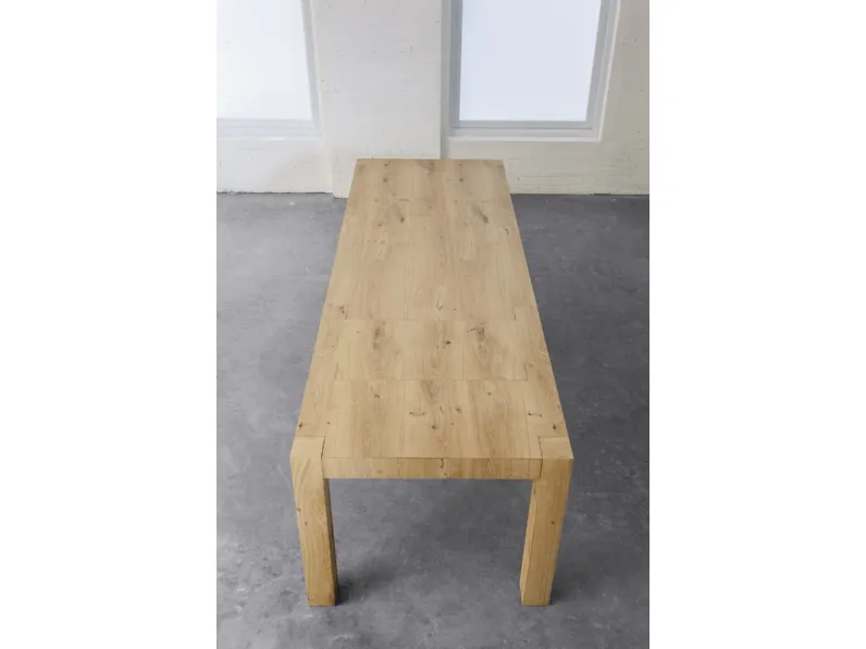 Tavolo rettangolare in legno Pth-pg42 Artigianale in Offerta Outlet