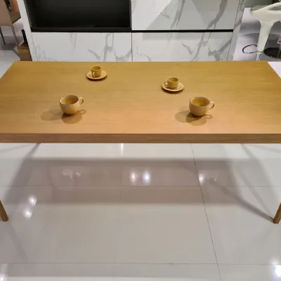 Tavolo rettangolare in legno Slim Artigianale in Offerta Outlet