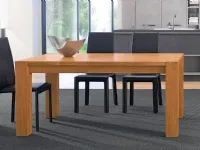 Tavolo rettangolare in legno Square Fgf mobili in Offerta Outlet