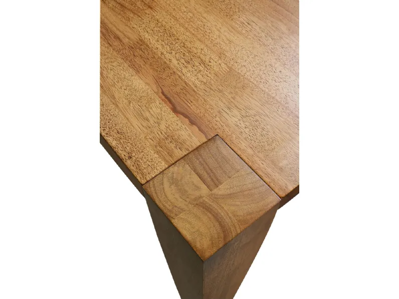 Tavolo rettangolare in legno Square Fgf mobili in Offerta Outlet