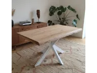Tavolo rettangolare Tavolo allungabile natural white Outlet etnico scontato del 31%