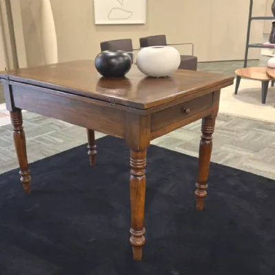 Tavolo rettangolare in legno Tavolo antico di Artigianale in Offerta Outlet