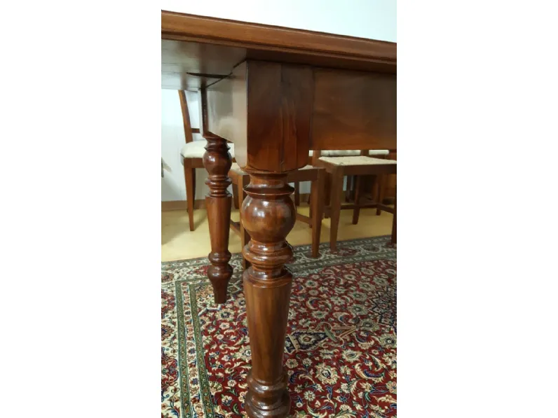 Tavolo rettangolare in legno Tavolo in legno Artigianale in Offerta Outlet