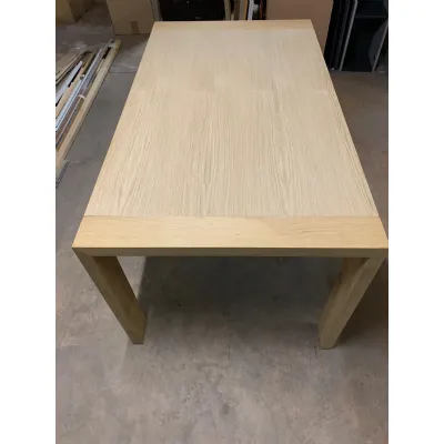 Tavolo rettangolare in legno Tavolo in legno massiccio Artigianale in Offerta Outlet