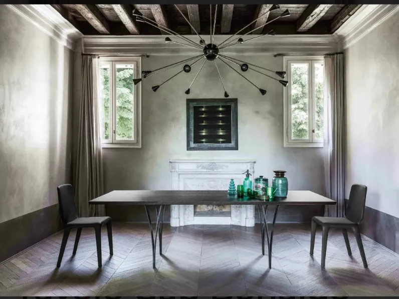 Tavolo in legno rettangolare Tavolo in legno noce americano gap250 bonaldo Bonaldo a prezzo ribassato