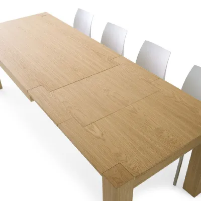 Tavolo in rovere naturale Mottes. Prezzo scontato! Lung. 50cm.