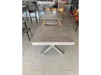 Tavolo rettangolare in legno Tavolo maxi pronta consegna  cemento Md work in Offerta Outlet
