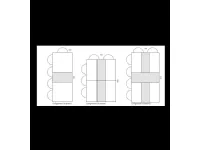 Tavolo rettangolare in legno Tetris * La seggiola in Offerta Outlet