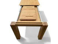 Tavolo Tiago Collezione esclusiva in legno Rettangolare allungabile scontato 52%