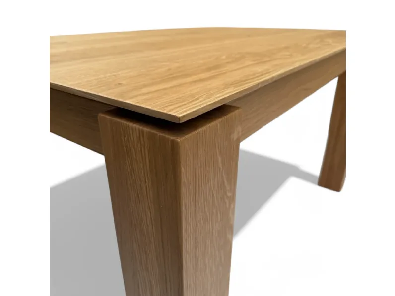 Tavolo Tiago Collezione esclusiva in legno Rettangolare allungabile scontato 52%
