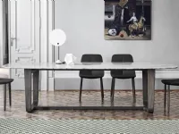 Tavolo rettangolare in marmo Medley Bonaldo in Offerta Outlet