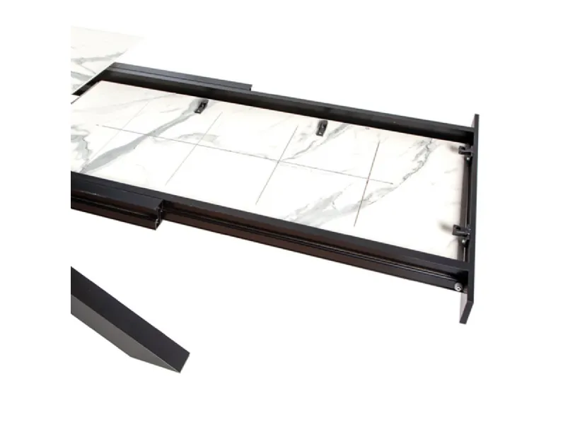 Tavolo rettangolare in metallo Tavolo esterno allungabile parigi Md work in Offerta Outlet