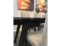 Tavolo rettangolare in vetro Poppy Max home in Offerta Outlet