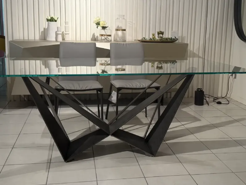 TAVOLO Cattelan italia Skorpio SCONTATO a PREZZI OUTLET 