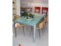 Tavolo in vetro rettangolare Tav01 Bontempi in offerta outlet