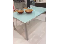 Tavolo in vetro rettangolare Tav01 Bontempi in offerta outlet