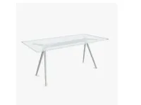 Tavolo Tavolo baguette 90x180 piano in cristallo magis Magis in OFFERTA OUTLET -62%