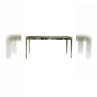 Tavolo rettangolare a quattro gambe Tavolo sirio spazzolato 165x90+50 Bonaldo scontato
