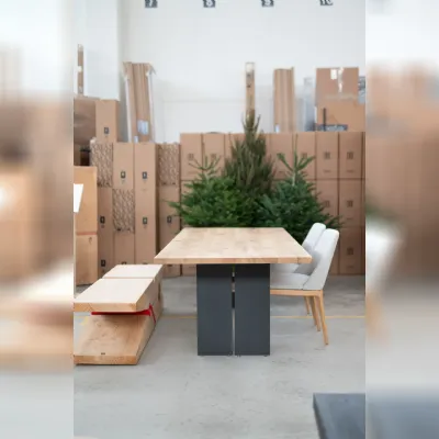 Tavolo rettangolare Natura squared Riva 1920 scontato del 42%