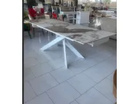 Tavolo rettangolare Tavolo  cristalceramica allungabile  pronta consegna Md work scontato del 50%