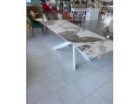 Tavolo rettangolare Tavolo  cristalceramica allungabile  pronta consegna Md work scontato del 50%