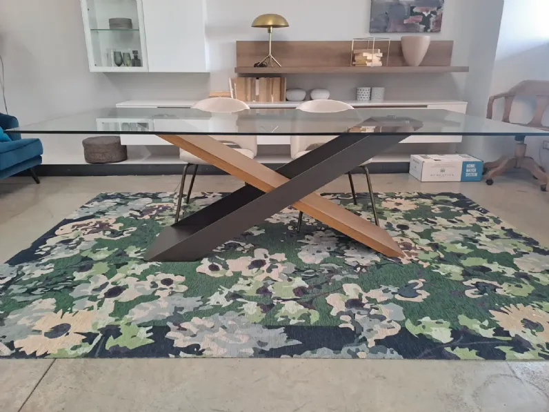 Tavolo in vetro rettangolare Tavolo e sedie x nature design Nature design in offerta outlet