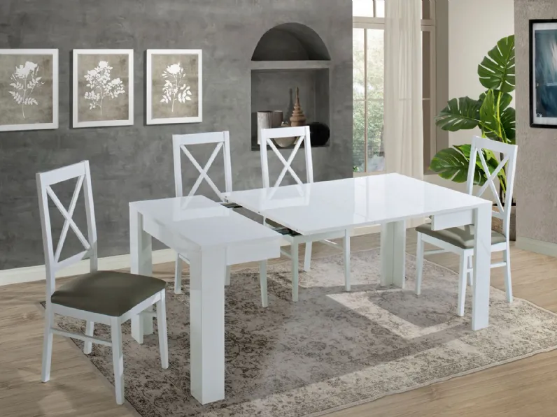 Tavolo idea Artigianale in laccato Allungabile scontato 50%