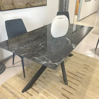 Tavolo in ceramica rettangolare Tavolo manhattan Scavolini a prezzo ribassato