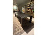 Tavolo rettangolare in legno Tavolo solido di Cesar in Offerta Outlet