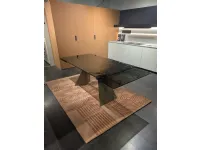Tavolo Waters vetro martellato Capodarte in OFFERTA OUTLET -40%