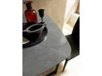 Tavolo ovale in laminato Ribot di Altacom in Offerta Outlet