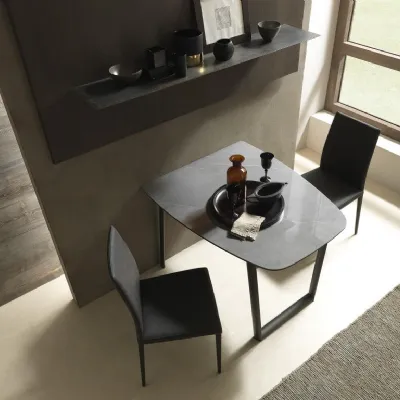 Tavolo ovale in laminato Ribot di Altacom in Offerta Outlet