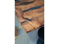 Tavolo sagomato in legno Kauri di Riva 1920 in Offerta Outlet