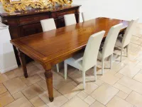 Tavolo Rosonato Artigianale in legno Allungabile