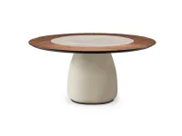Tavolo Botero ker-wood round Cattelan italia in altri materiali Rotondo allungabile 