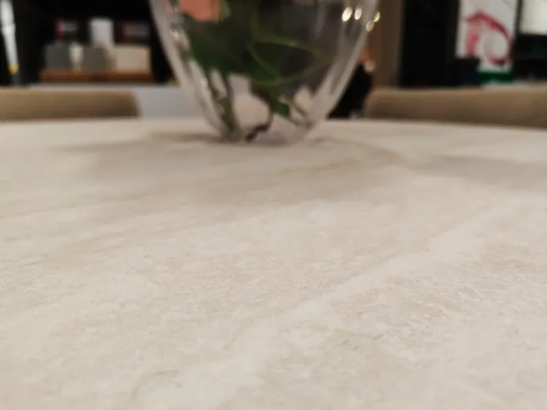Tavolo rotondo allungabile Tango di Calligaris a prezzo riservato 