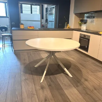 Tavolo rotondo allungabile in ceramica SCONTATO 